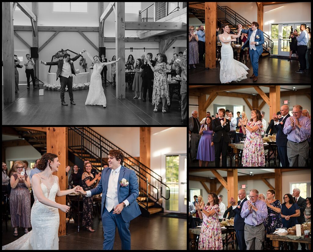 wedding intros at a September wedding at the Legacy on 18 mile creek hamburg NY