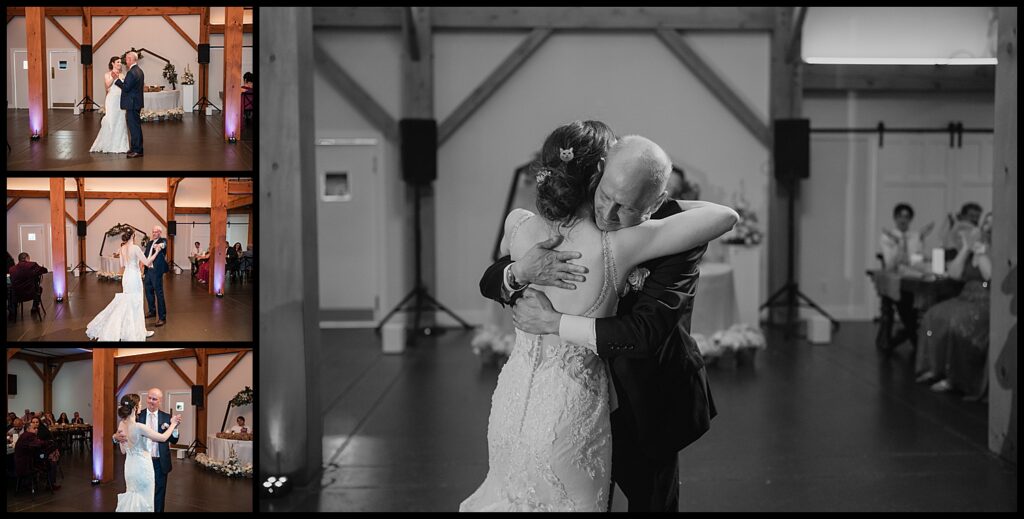 father daughter dance at a September wedding at the Legacy on 18 mile creek hamburg NY